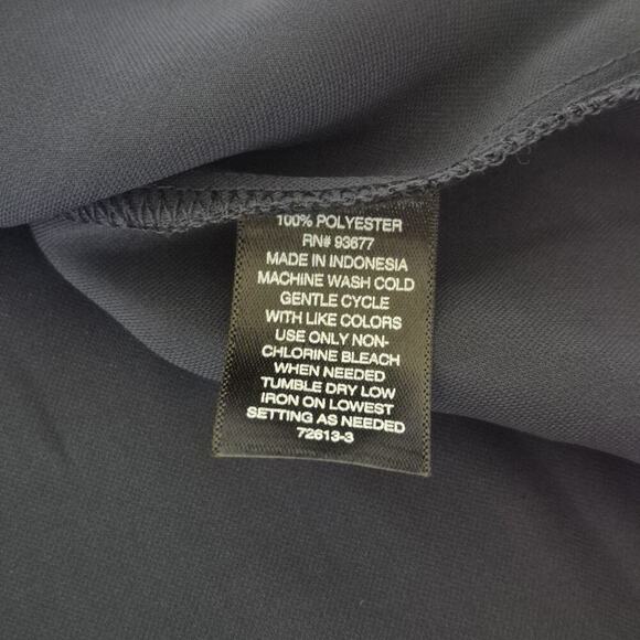 Worthington Womens Size 2X Blouse Lot Of 2 Navy VNeck Striped Mock Neck S/S New - Picture 13 of 15